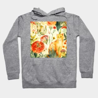 Whimsical Floral Pattern Hoodie